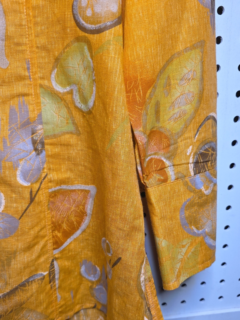 Harve Benard Floral Button-Front Linen Shirt Jacket Vintage Linen/cotton Blend M - Picture 4 of 6